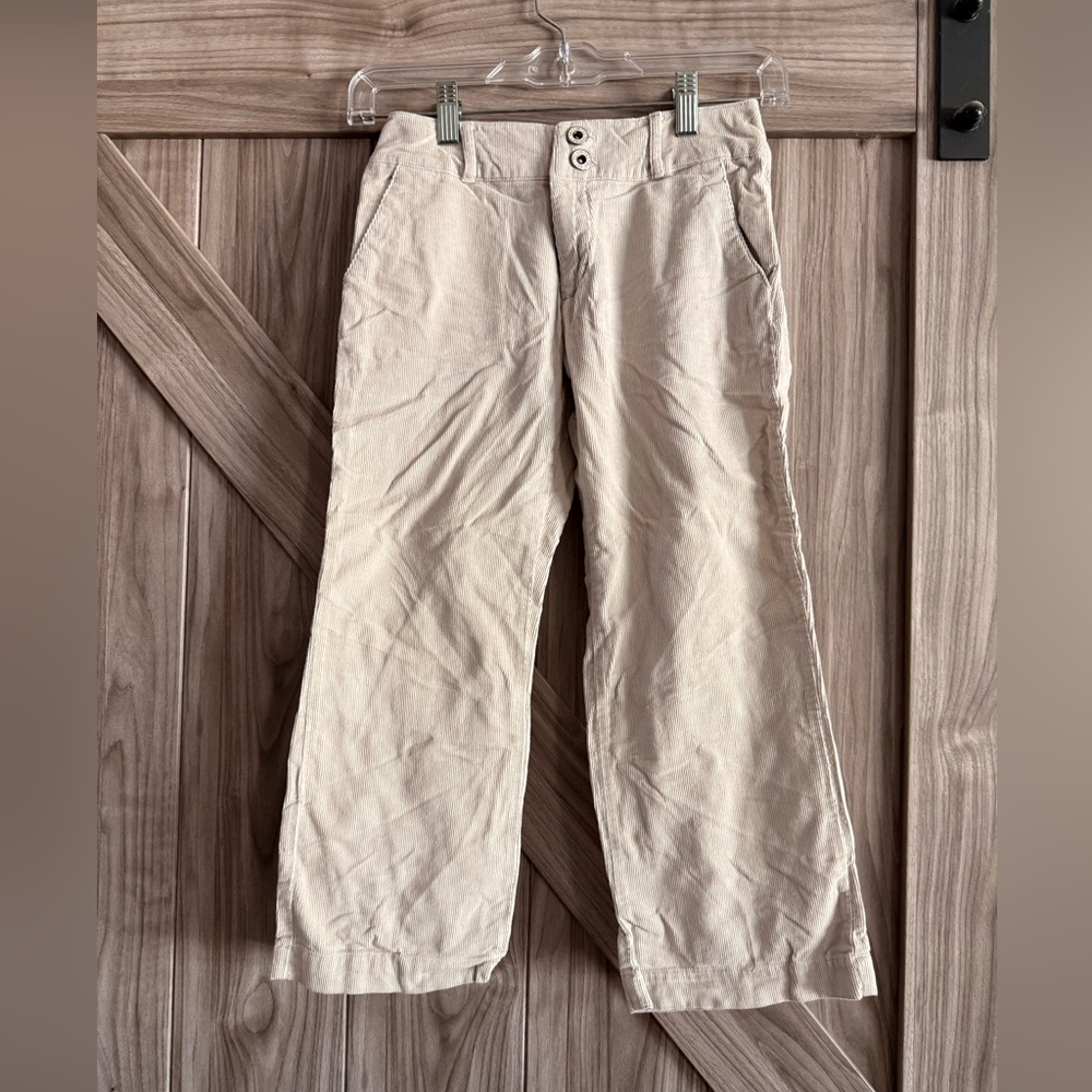 Limited Too Tan Flare Capris - Vintage